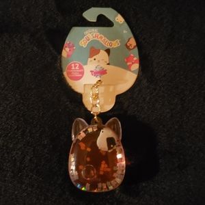 HTF‼️- Squishmallows Tsunameez  -  Connor the Cow Keychain - BNWT🐄❣